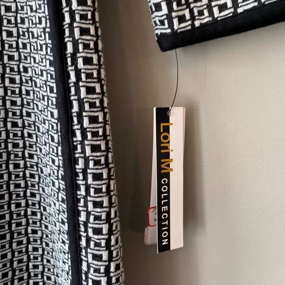 Lori M collection black and white, medium, brand new. Dress, office wear, formal - Picture 6 of 6